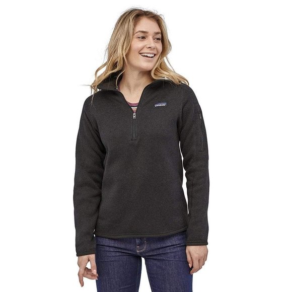 Patagonia Jackets & Blazers - Patagonia Better Sweater 1/4 Zip Jacket Black